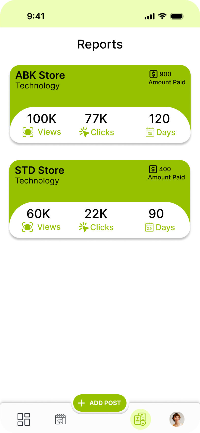 App screenshot img