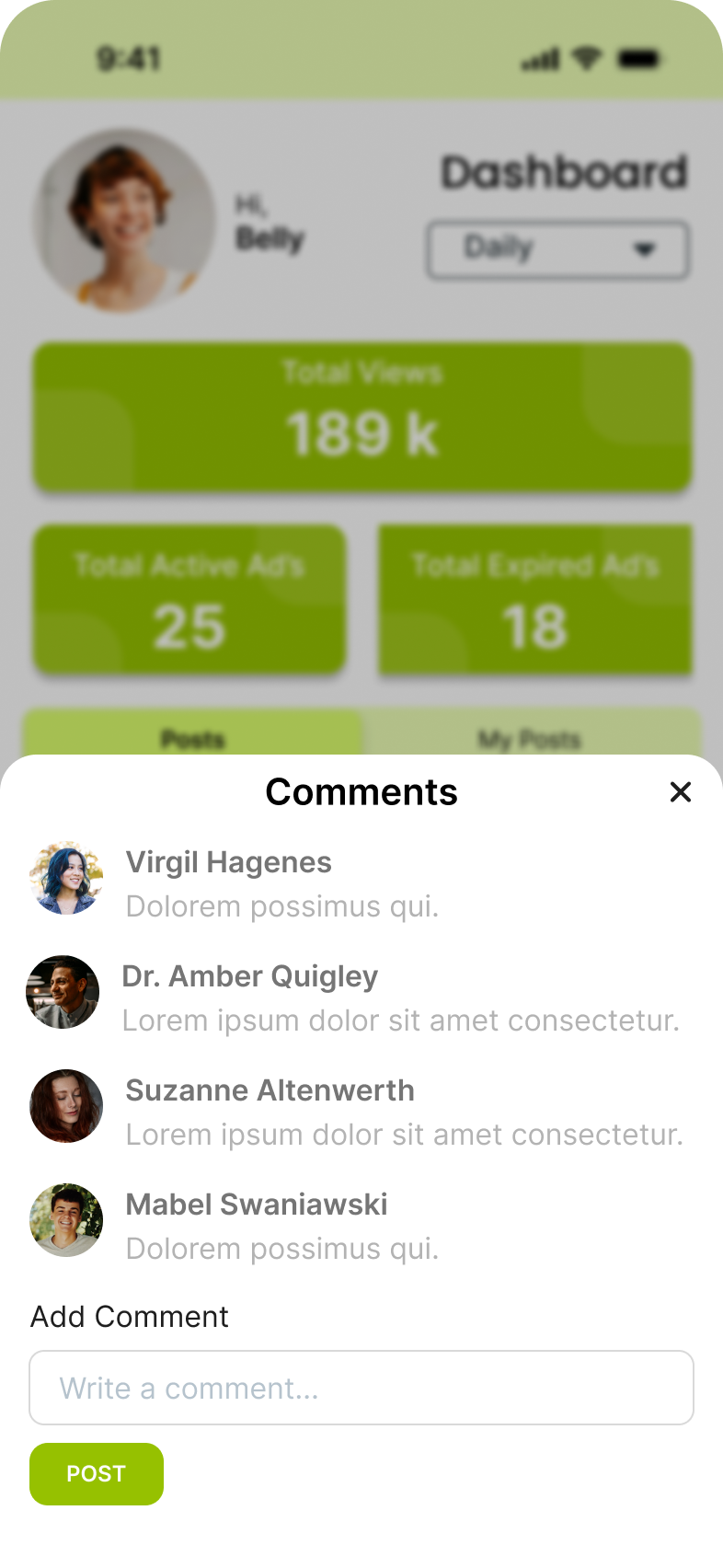 App screenshot img